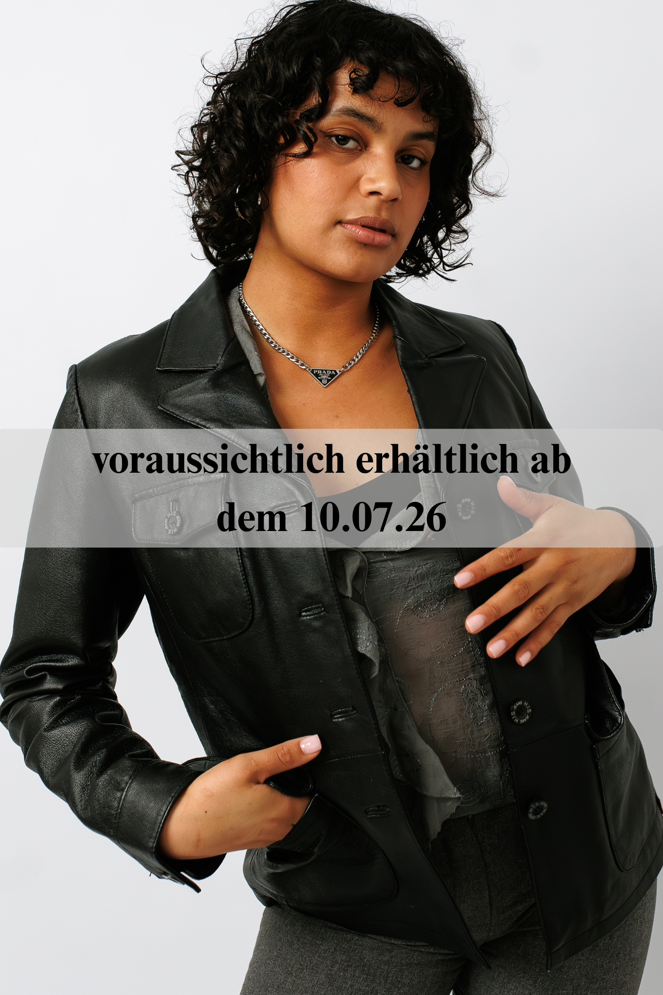 Lederjacke–/blazer