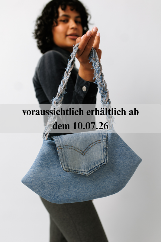 Schultertasche Jeans