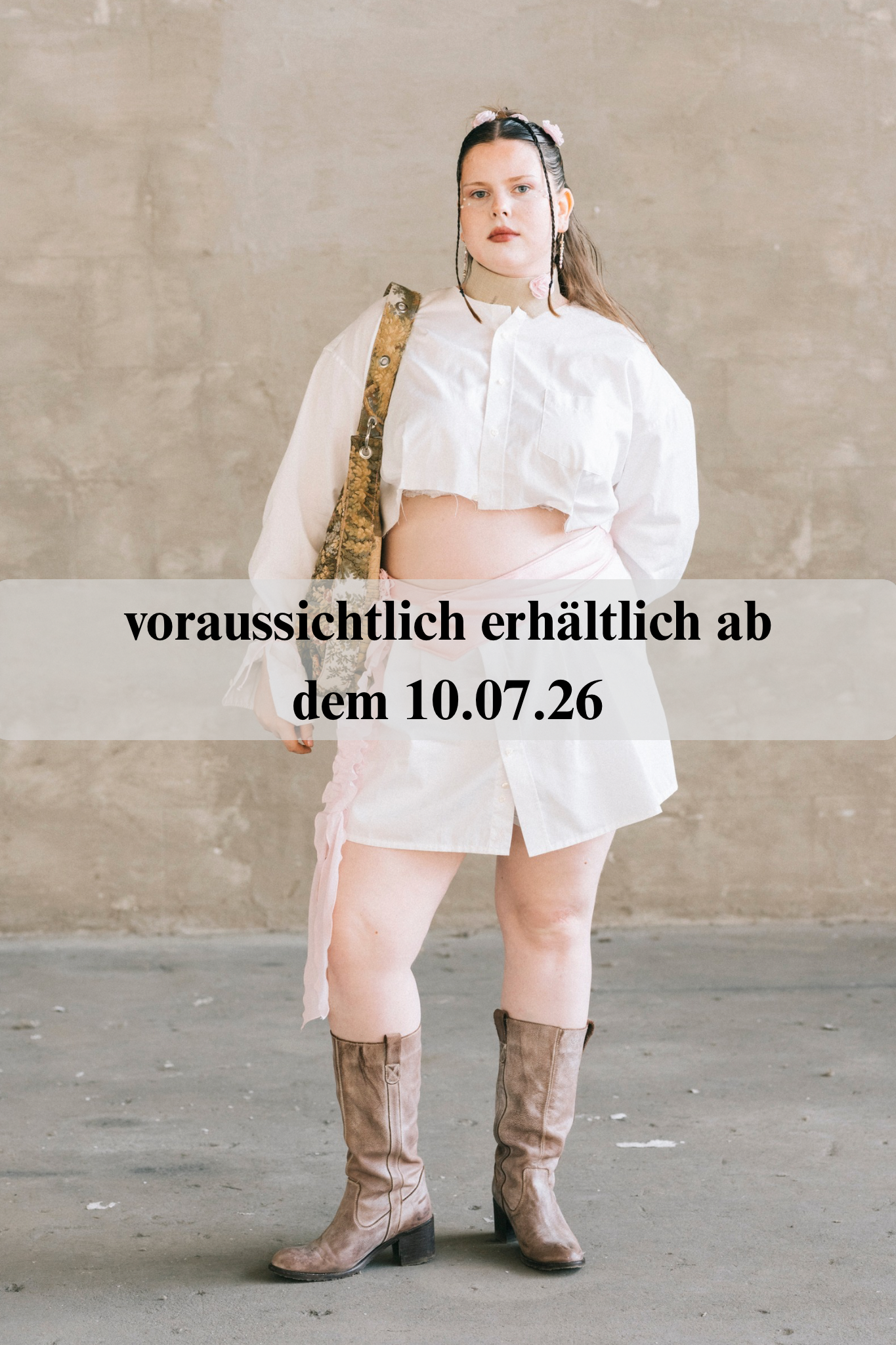 Zweiteiler weiß & rosa
